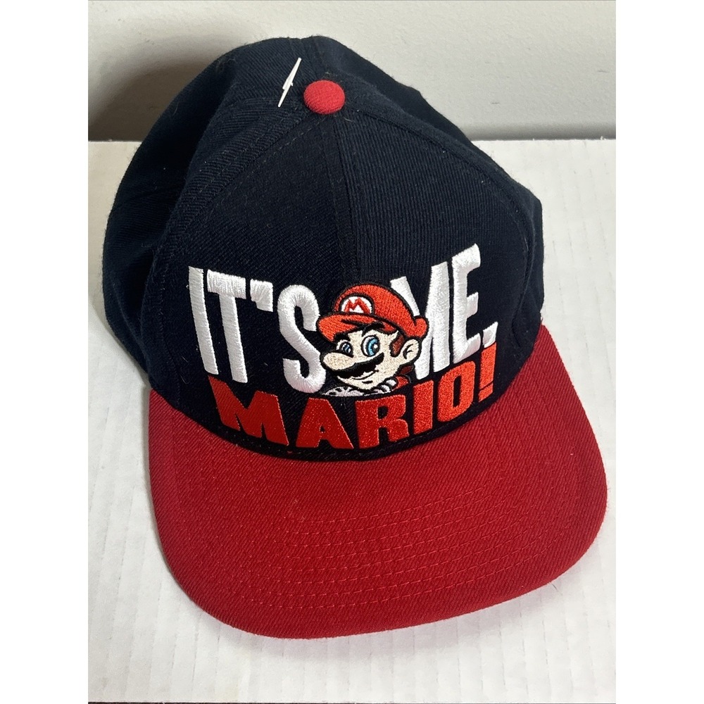 Super Mario Embroidered Snap Back Hat Nintendo 2014
